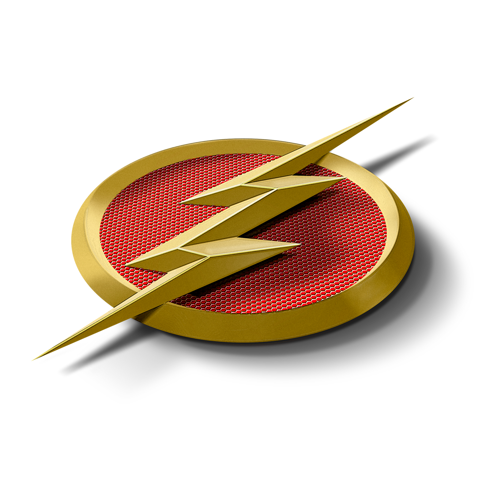 The Flash logo.