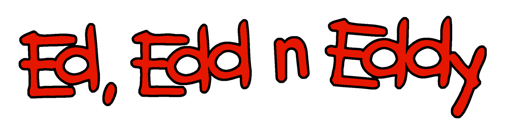 Maglietta Ufficiale Ed, Edd N Eddy Cartoon Network - Bianco E Nero Design Sketch Per Adulti