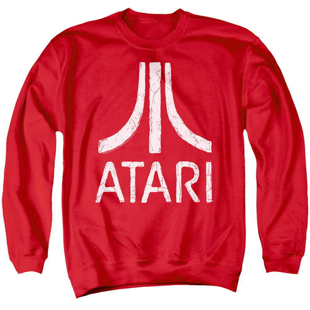 Atari Rough Logo - Men's Crewneck Sweatshirt Men's Crewneck Sweatshirt Atari