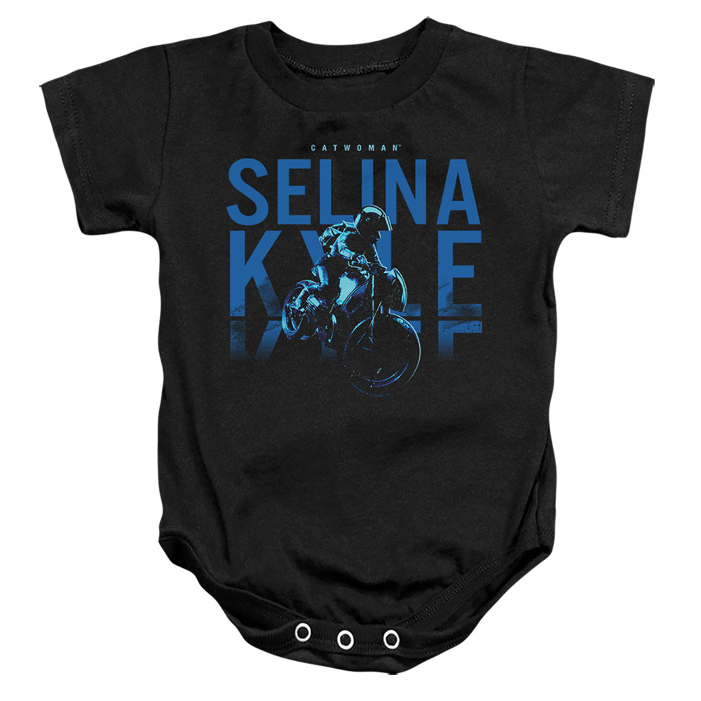 The Batman (2022) Selina Kyle Motorcycle - Baby Bodysuit Baby Bodysuit Batman