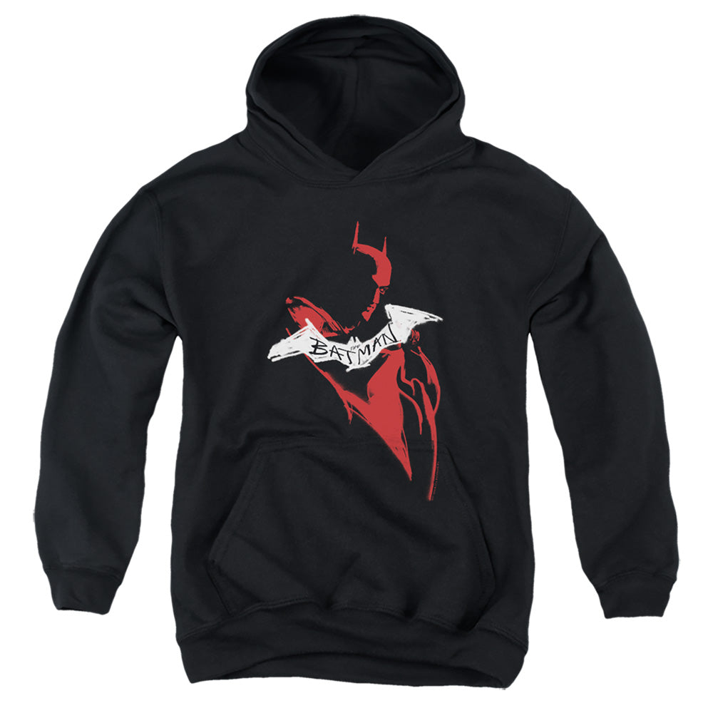 The Batman (2022) Hand Drawn Silhouette - Youth Hoodie Youth Hoodie (Ages 8-12) Batman