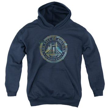 The Batman (2022) City Of Gotham - Youth Hoodie Youth Hoodie (Ages 8-12) Batman