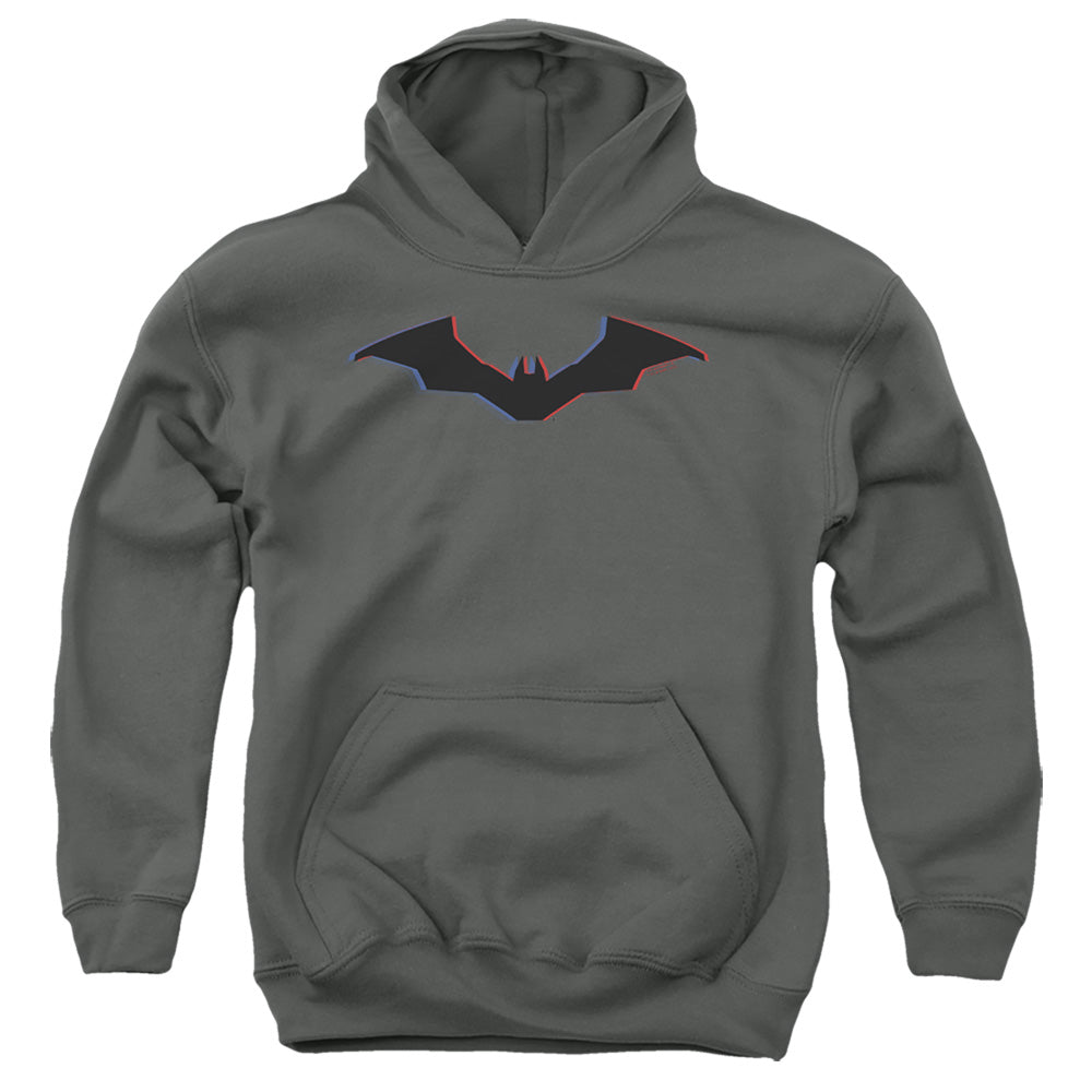 The Batman (2022) Tri-Color Bat Silhouette - Youth Hoodie Youth Hoodie (Ages 8-12) Batman