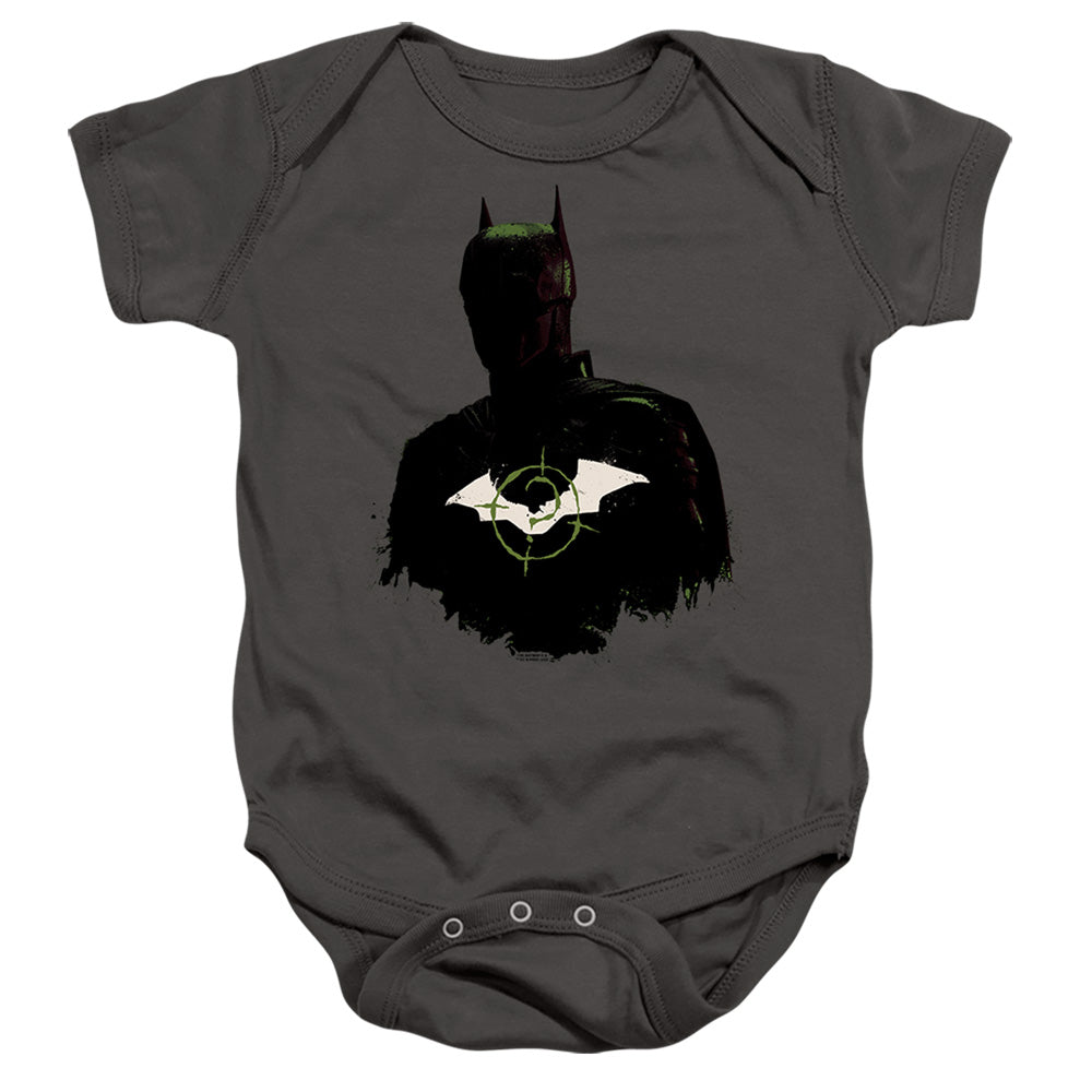The Batman (2022) Silhouette With Riddler Logo - Baby Bodysuit Baby Bodysuit Batman