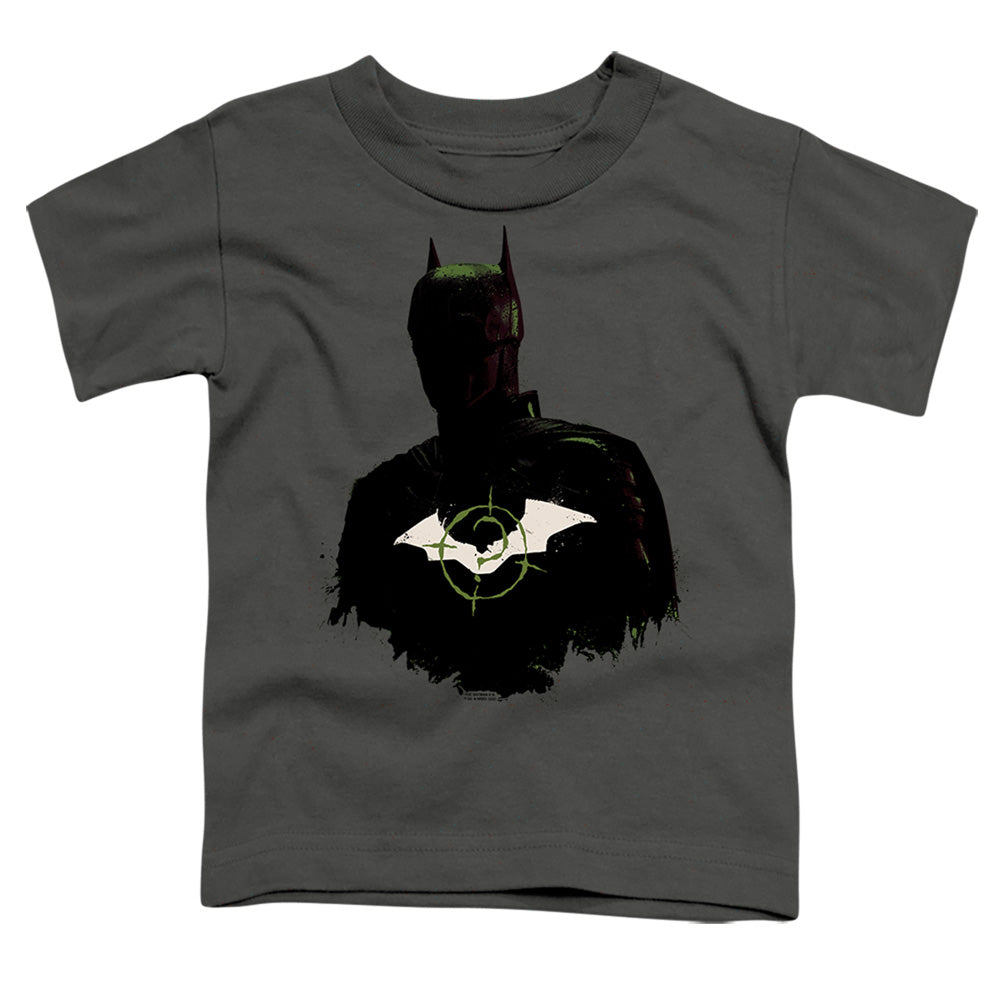 The Batman (2022) Silhouette With Riddler Logo - Toddler T-Shirt Toddler T-Shirt Batman