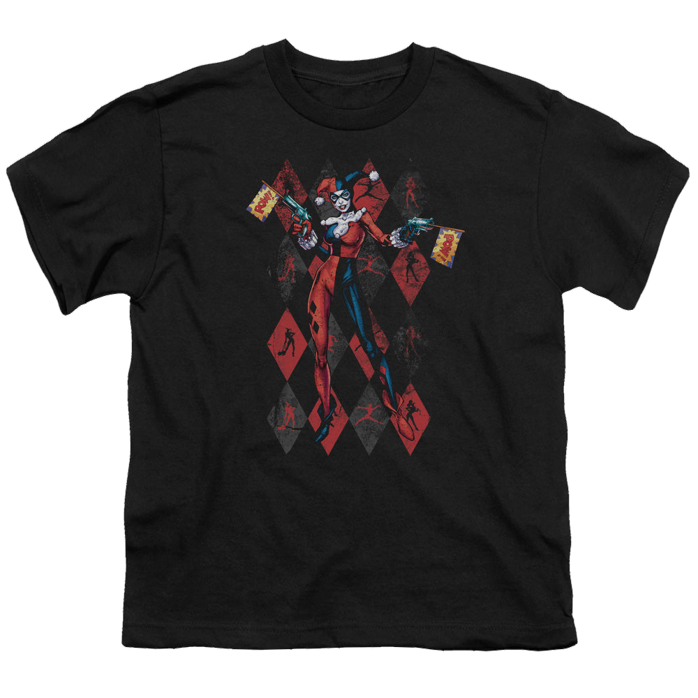 Harley Quinn Pow Pow - Youth T-Shirt Youth T-Shirt (Ages 8-12) Harley Quinn