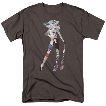 Black men's regular fit t-shirt with Batman Scene Inside graphic