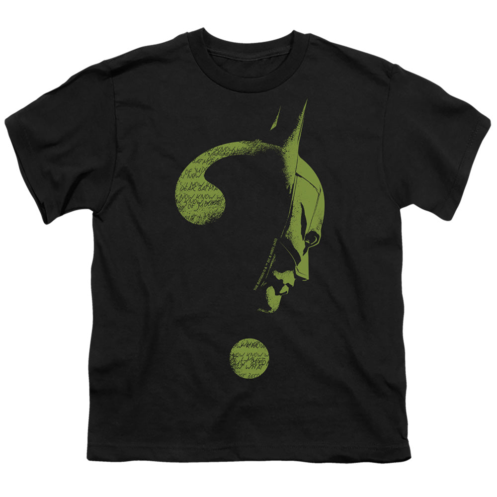 The Batman (2022) Question Mark - Youth T-Shirt Youth T-Shirt (Ages 8-12) Batman