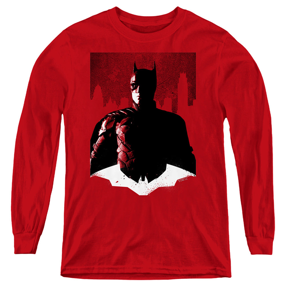 The Batman (2022) Noir Batman - Youth Long Sleeve T-Shirt Youth Long Sleeve T-Shirt Batman