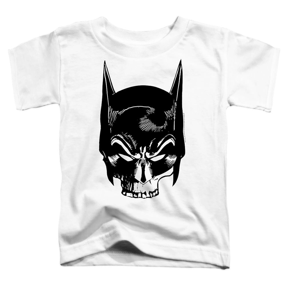 The Batman (2022) Skull On White - Toddler T-Shirt Toddler T-Shirt Batman