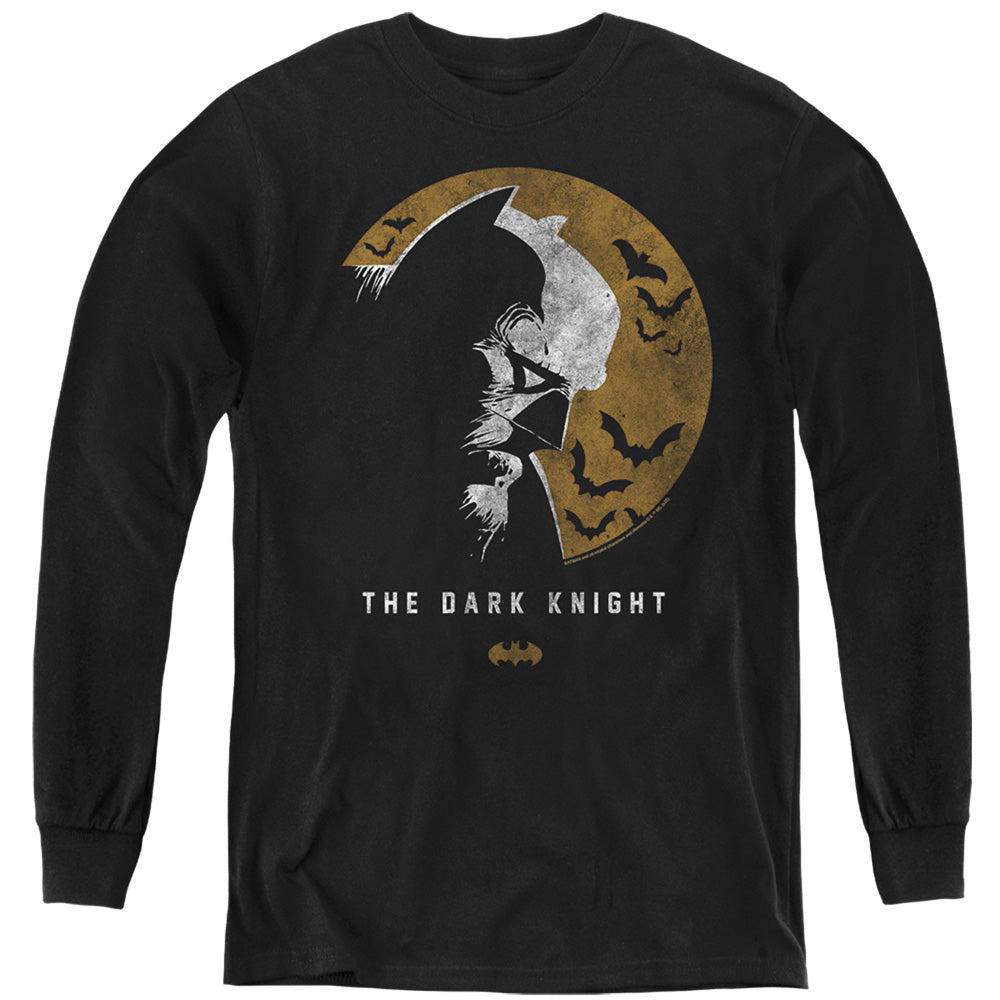 The Batman (2022) Dark Knight Moon - Youth Long Sleeve T-Shirt Youth Long Sleeve T-Shirt Batman