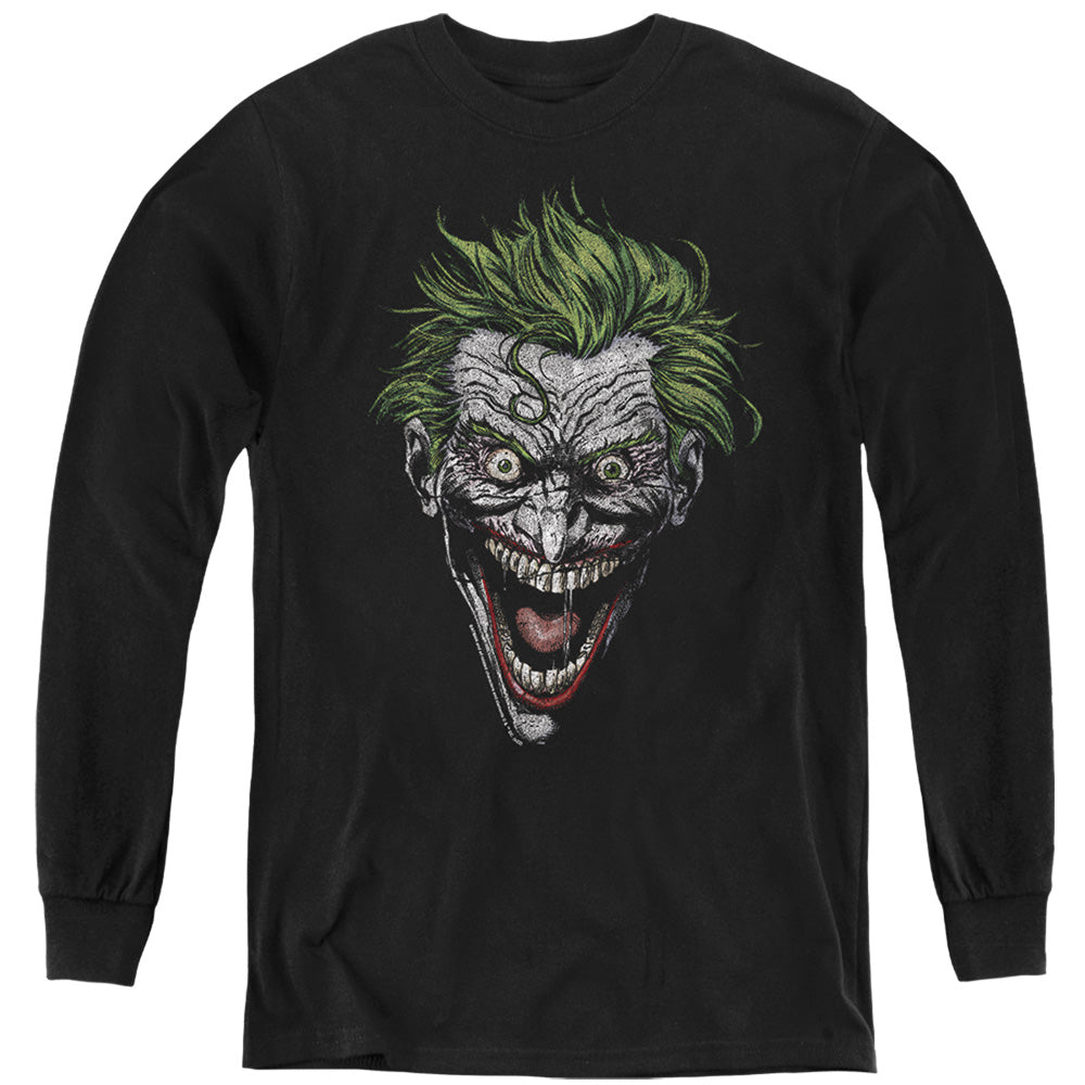 The Batman (2022) Joker - Youth Long Sleeve T-Shirt Youth Long Sleeve T-Shirt Batman