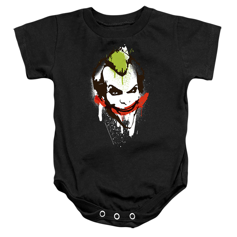 The Batman (2022) Joker Big Face - Baby Bodysuit Baby Bodysuit Batman