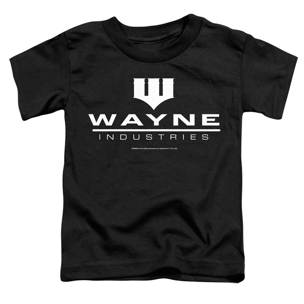 The Batman (2022) Wayne Logo On Black - Toddler T-Shirt Toddler T-Shirt Batman
