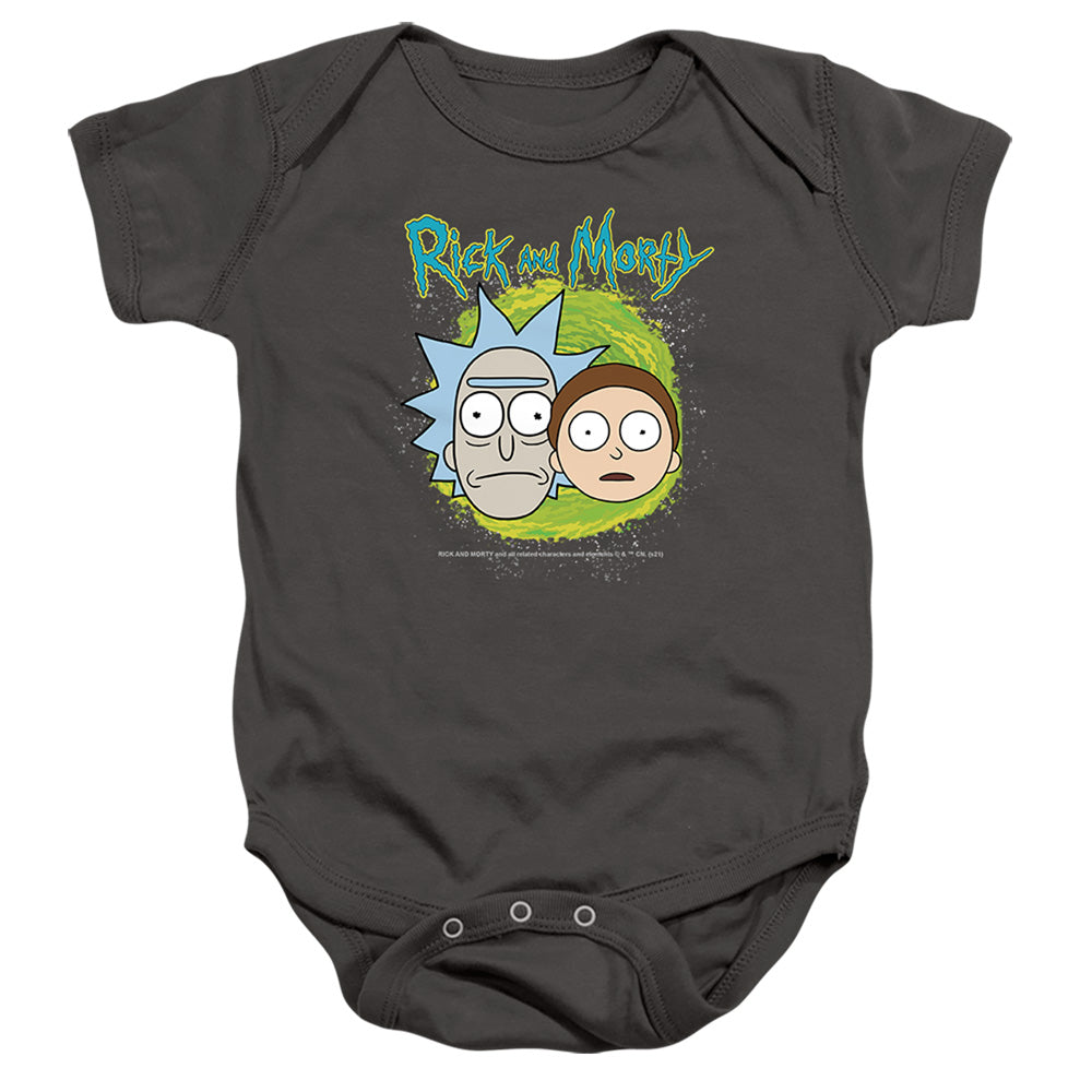 Rick and Morty Floating Heads - Baby Bodysuit Baby Bodysuit Rick and Morty
