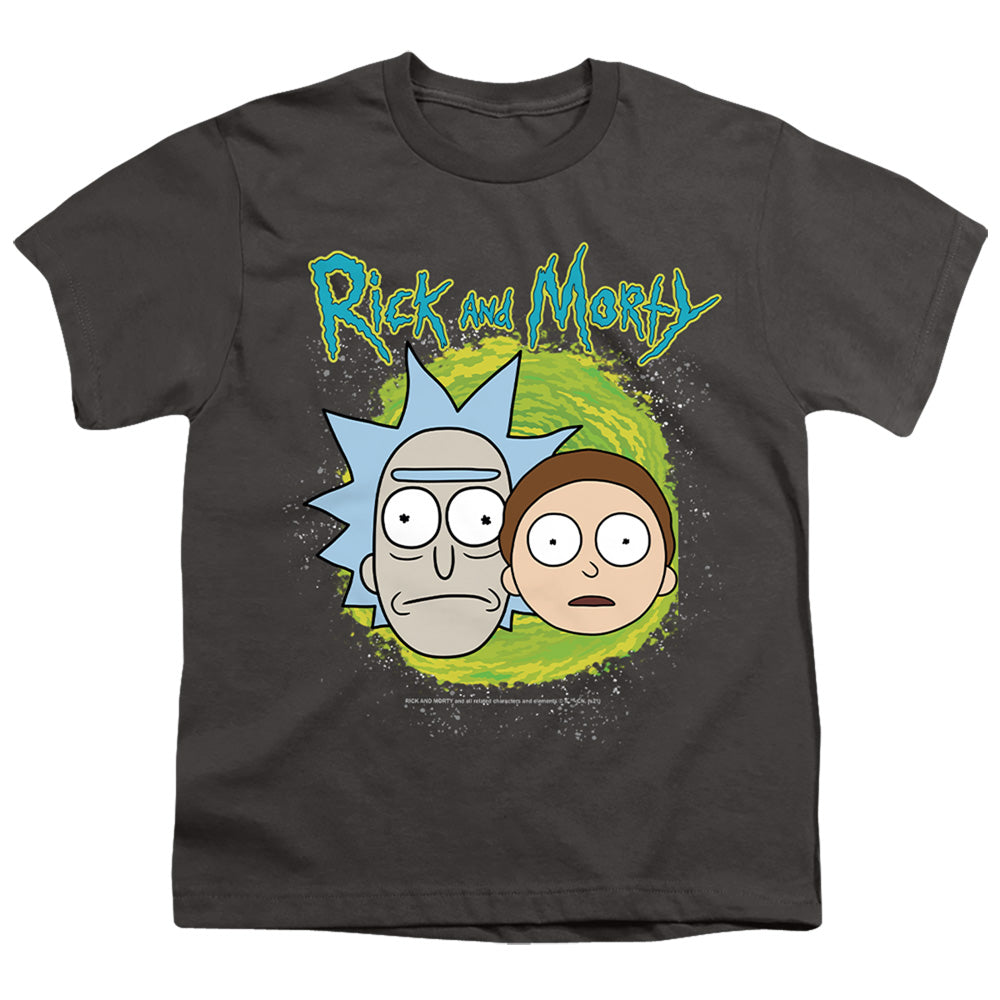 Rick and Morty Floating Heads - Youth T-Shirt Youth T-Shirt (Ages 8-12) Rick and Morty