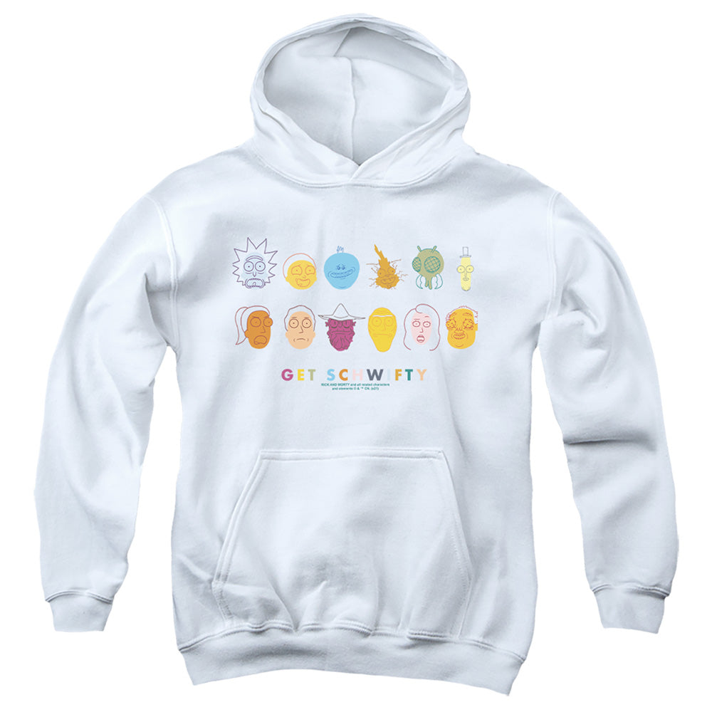 Rick and Morty Get Schwifty - Youth Hoodie Youth Hoodie (Ages 8-12) Rick and Morty