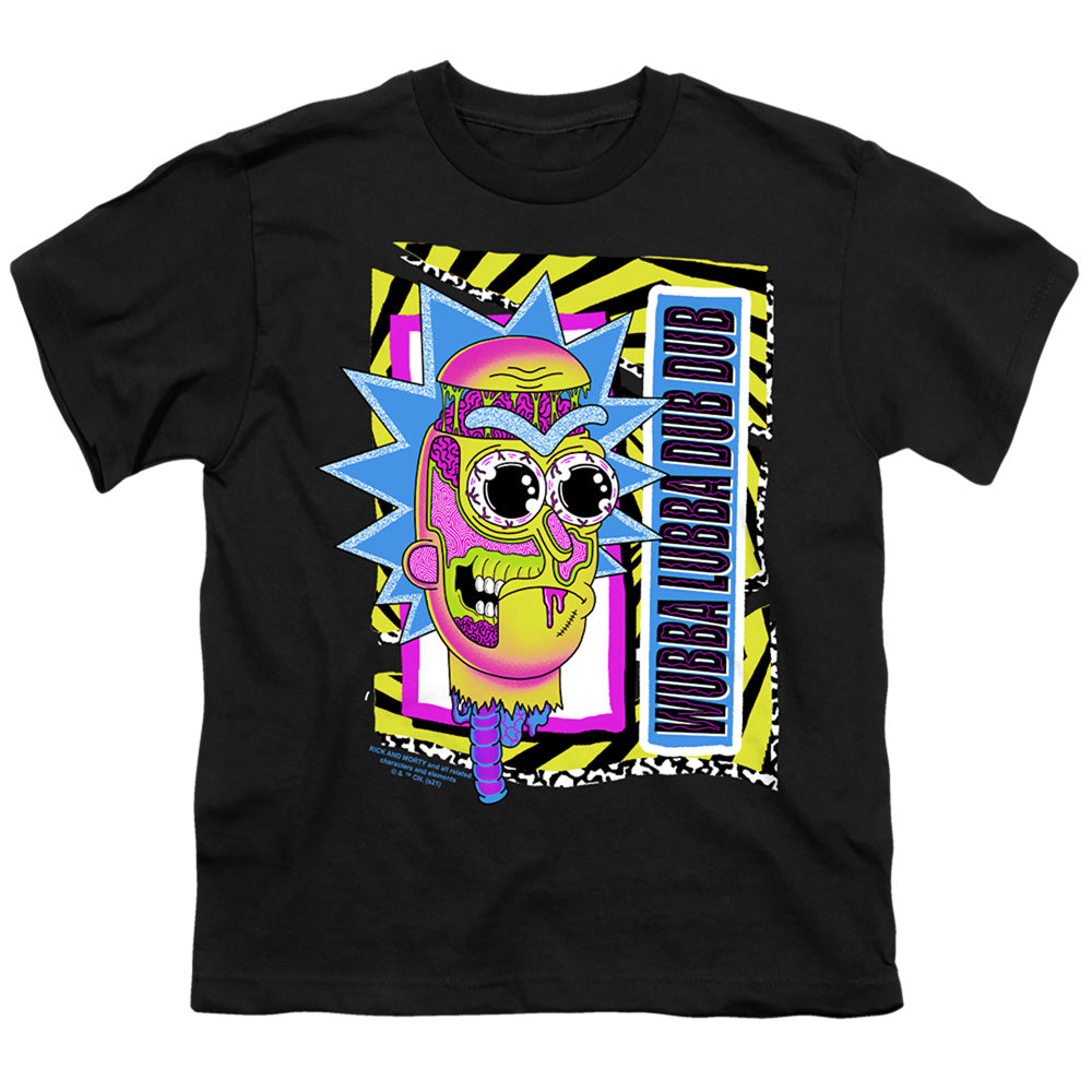Rick and Morty Wubba Lubba Dub Dub - Youth T-Shirt Youth T-Shirt (Ages 8-12) Rick and Morty