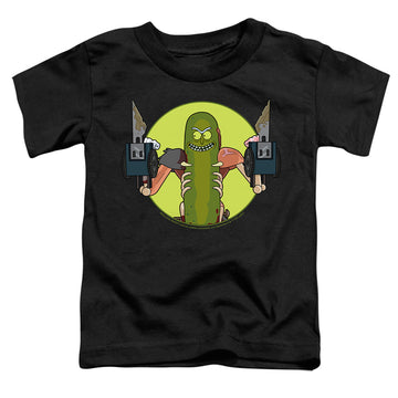 Black toddler t-shirt with Rick and Morty I Love Myself graphic