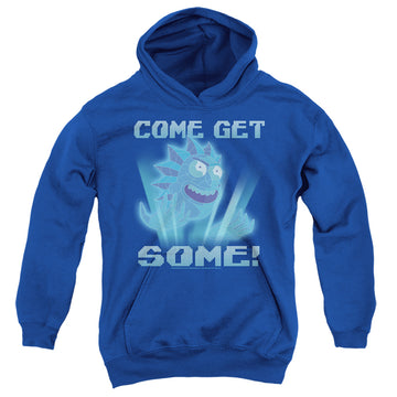 Royal youth hoodie for ages 8 to 12 with Rick and Morty Come Get Some graphic