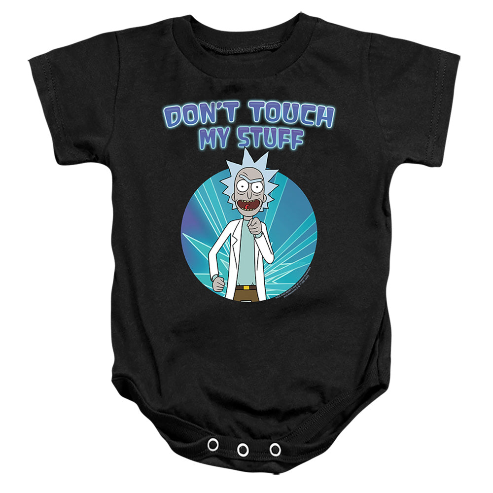 Rick and Morty Don'T Touch - Baby Bodysuit Baby Bodysuit Rick and Morty