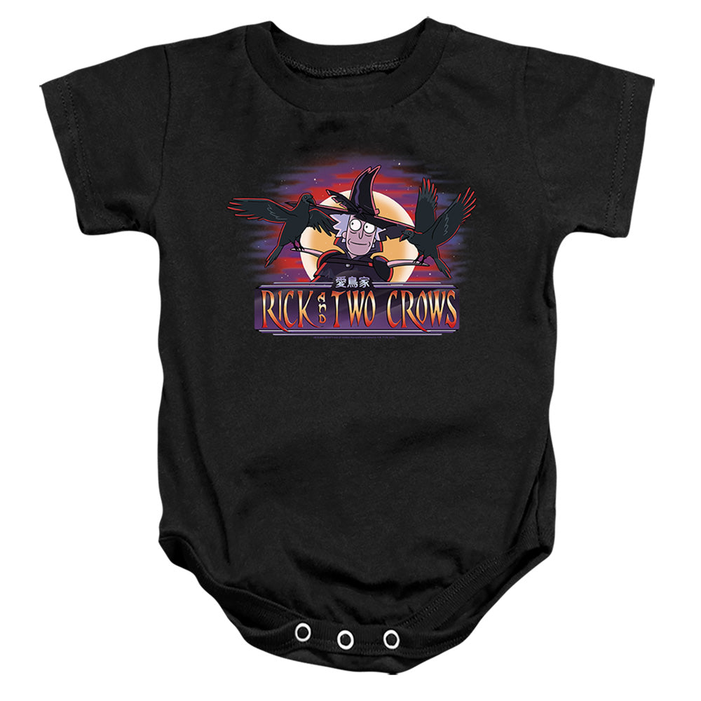 Rick and Morty Rick And Two Crows - Baby Bodysuit Baby Bodysuit Rick and Morty