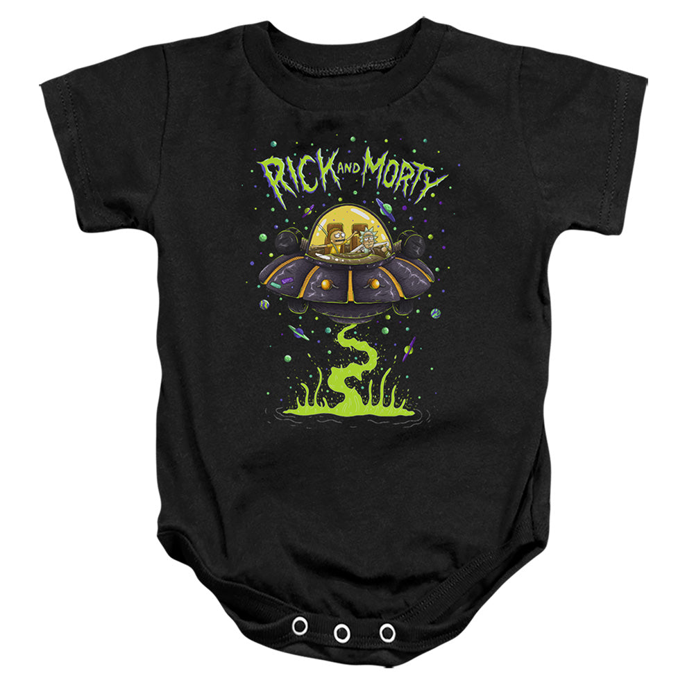 Rick and Morty Ufo - Baby Bodysuit Baby Bodysuit Rick and Morty