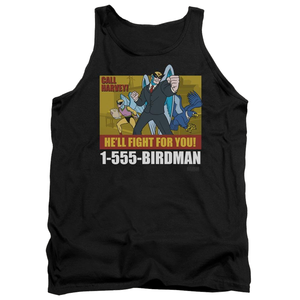 Harvey Birdman Birdman Ad - Men's Tank Top Men's Tank Harvey Birdman