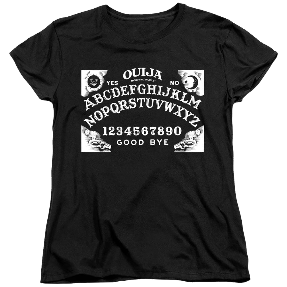 Hasbro Ouija Board On Black - Women's T-Shirt Women's T-Shirt Ouija