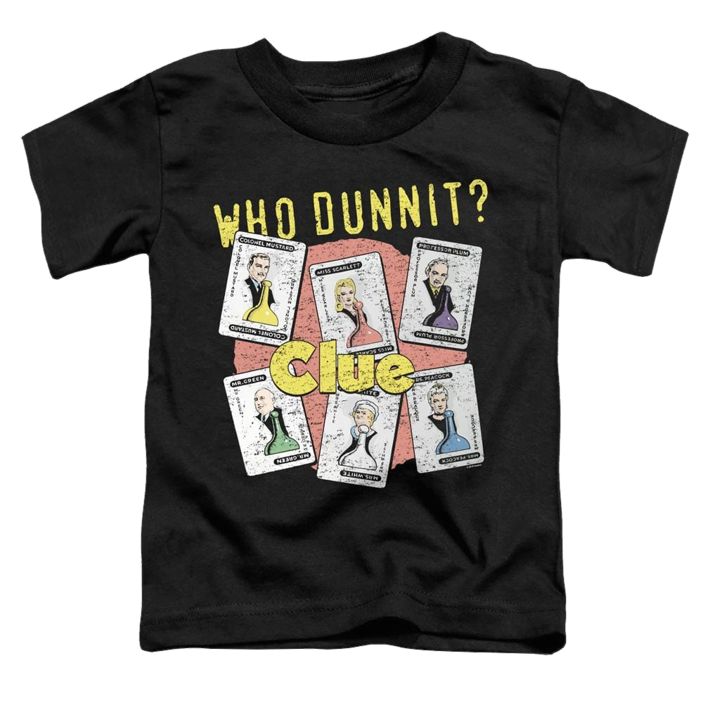 Hasbro Gaming Clue Who Dunnit - Toddler T-Shirt Toddler T-Shirt Clue