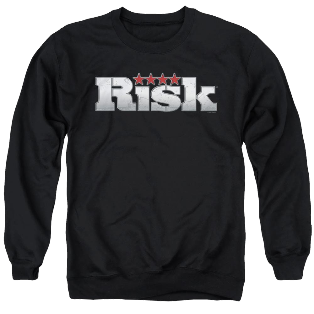 Hasbro Risk Logo - Men's Crewneck Sweatshirt Men's Crewneck Sweatshirt Risk