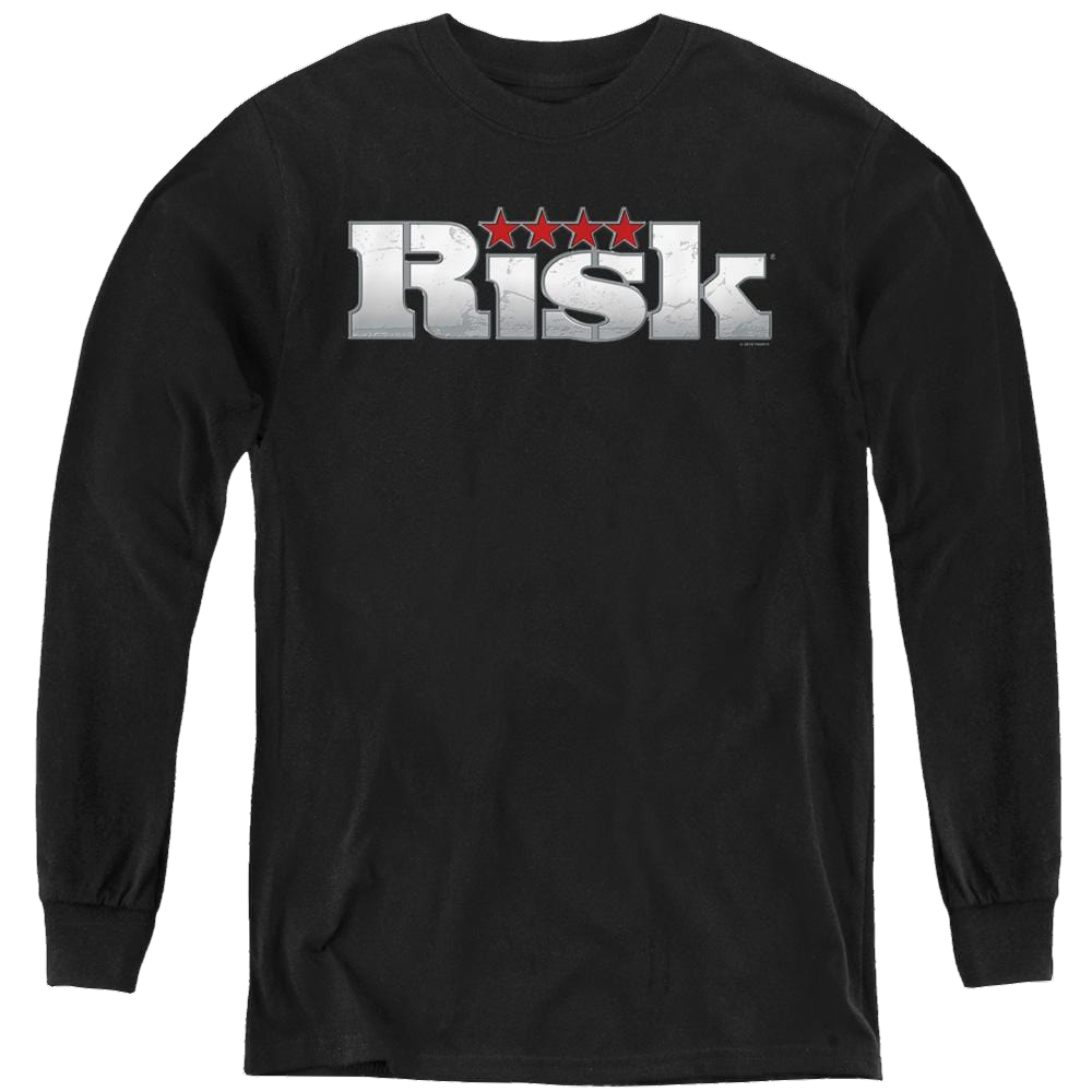 Hasbro Risk Logo - Youth Long Sleeve T-Shirt Youth Long Sleeve T-Shirt Risk