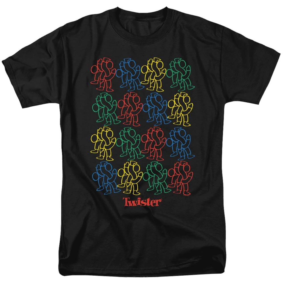 Hasbro Twister Retro Fashion Icon - Men's Regular Fit T-Shirt Men's Regular Fit T-Shirt Twister