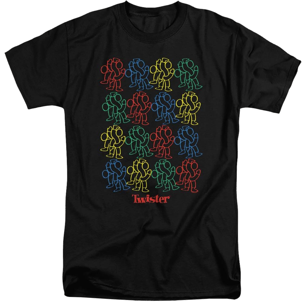 Hasbro Twister Retro Fashion Icon - Men's Tall Fit T-Shirt Men's Tall Fit T-Shirt Twister