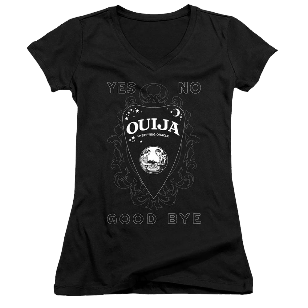 Hasbro Ouija Board Planchette - Juniors V-Neck T-Shirt Juniors V-Neck T-Shirt Ouija
