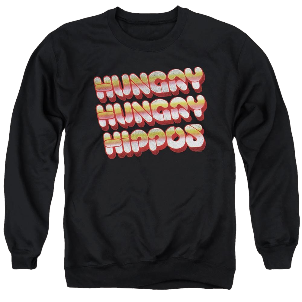 Hungry Hungry Hippos Vintage Logo - Men's Crewneck Sweatshirt Men's Crewneck Sweatshirt Hungry Hungry Hippos