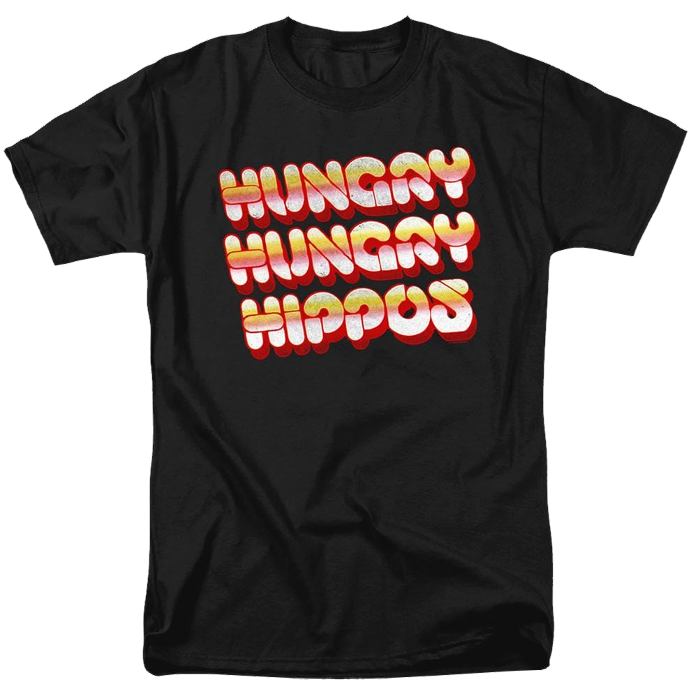 Hungry Hungry Hippos Vintage Logo - Men's Regular Fit T-Shirt Men's Regular Fit T-Shirt Hungry Hungry Hippos