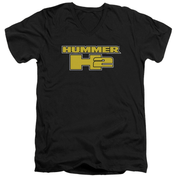 Hummer H2 Block Logo Men's V-Neck T-Shirt Men's V-Neck T-Shirt Hummer