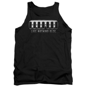 Black men's tank with Hummer Grill graphic