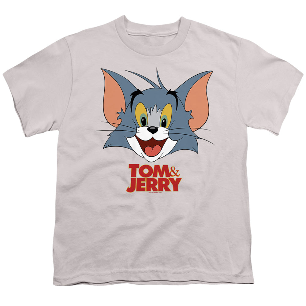 Tom and Jerry Tom Head - Youth T-Shirt Youth T-Shirt (Ages 8-12) Tom and Jerry
