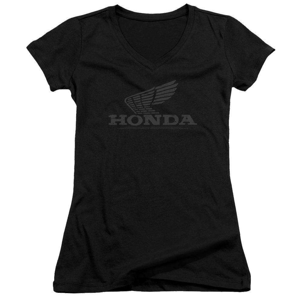 Honda Vintage Wing - Juniors V-Neck T-Shirt Juniors V-Neck T-Shirt Honda