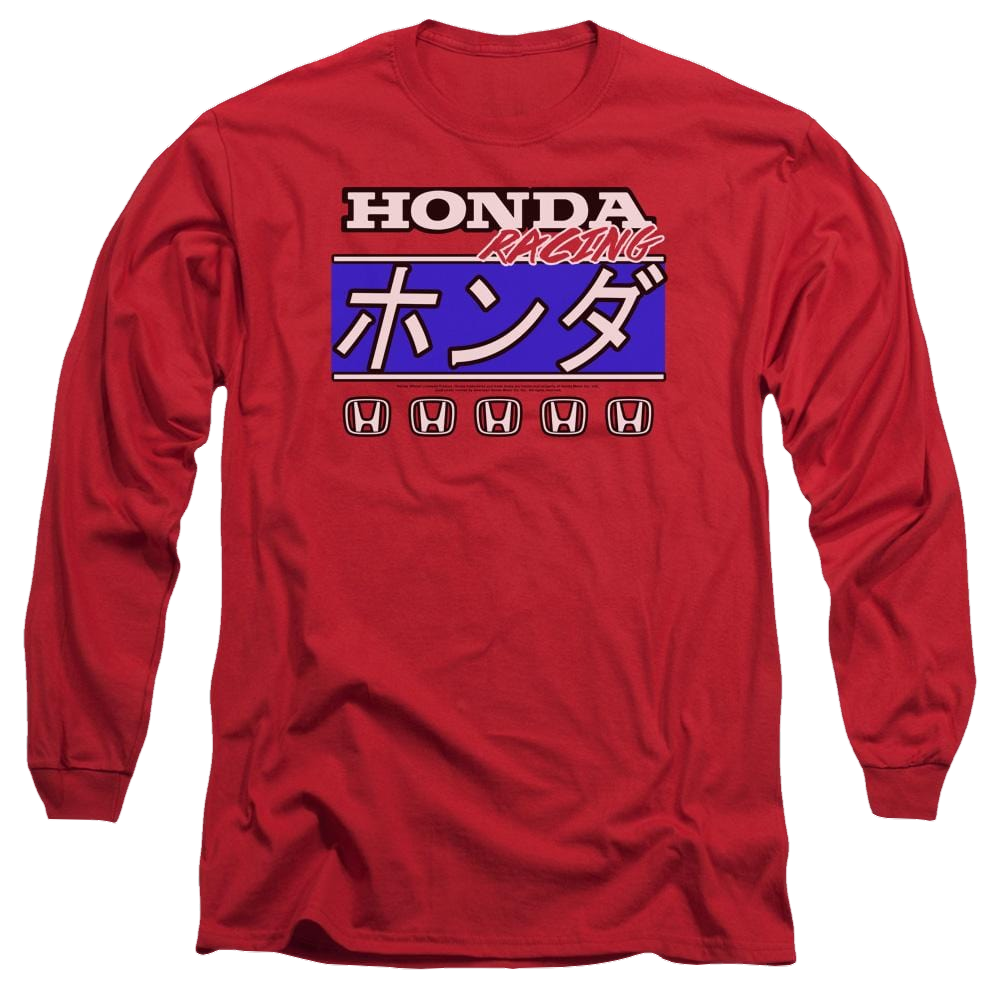 Honda Kanji Racing - Men's Long Sleeve T-Shirt Men's Long Sleeve T-Shirt Honda