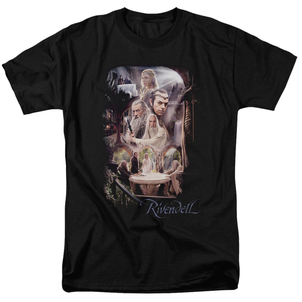 Hobbit Movie Trilogy, The Rivendell - Men's Regular Fit T-Shirt Men's Regular Fit T-Shirt The Hobbit