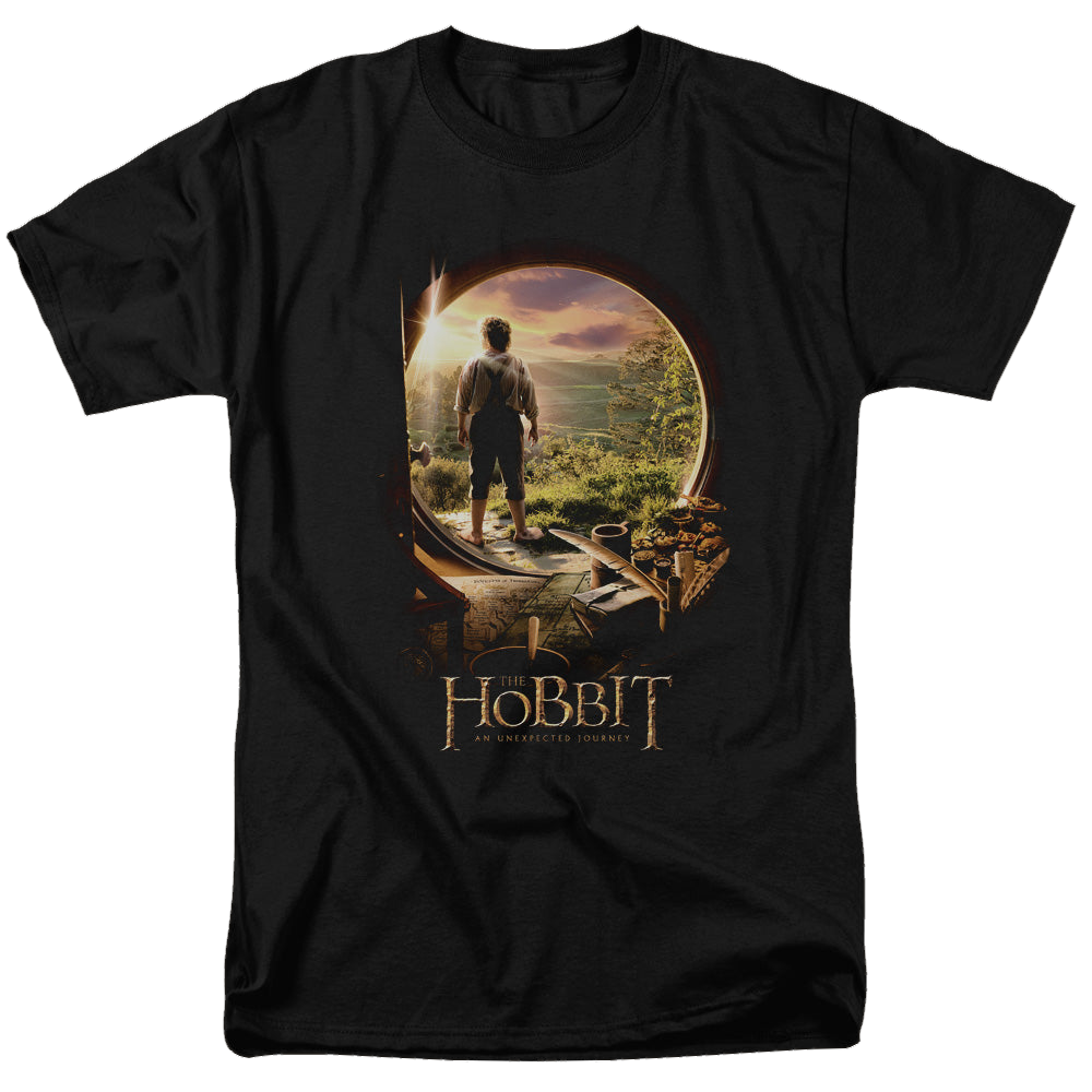 Hobbit Movie Trilogy, The Hobbit In Door - Men's Regular Fit T-Shirt Men's Regular Fit T-Shirt The Hobbit