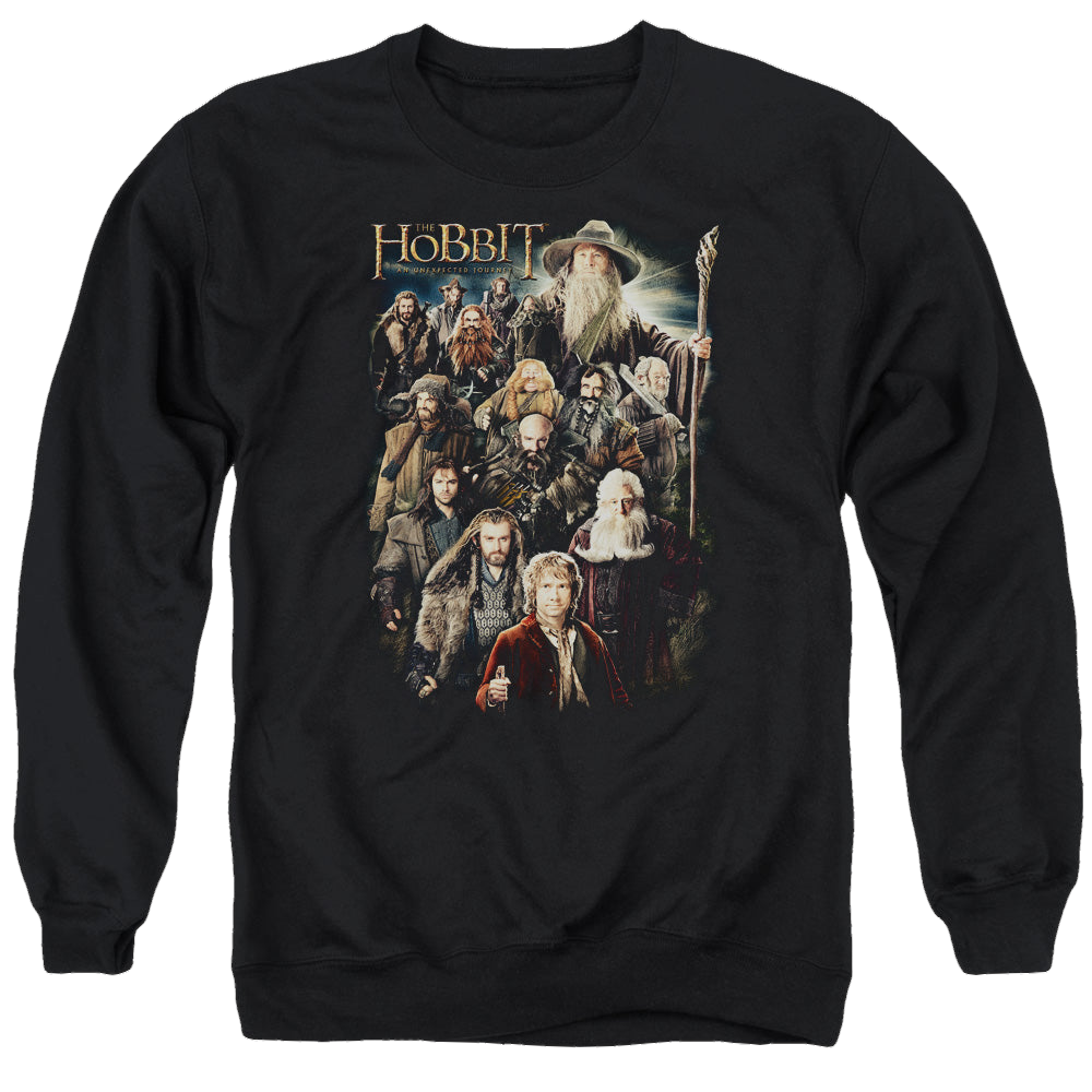Hobbit Movie Trilogy, The Somber Company - Men's Crewneck Sweatshirt Men's Crewneck Sweatshirt The Hobbit