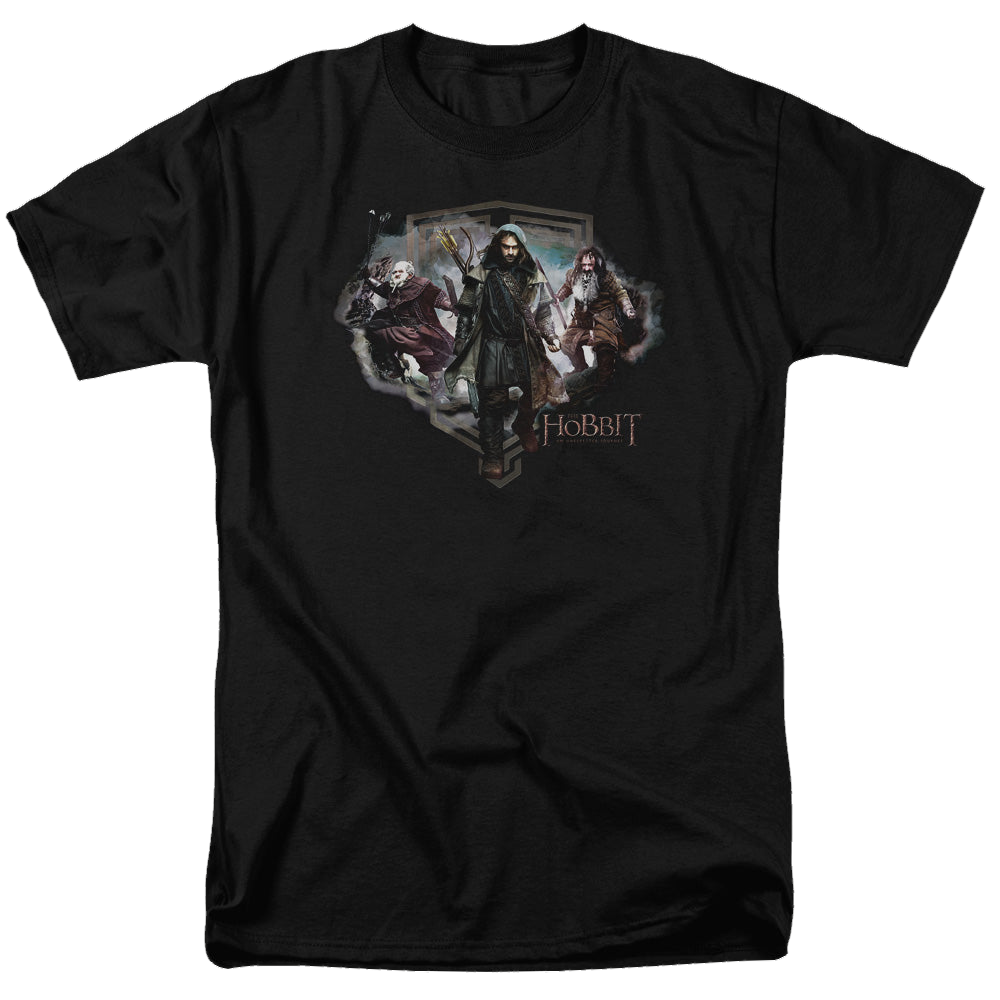 Hobbit Movie Trilogy, The Three Dwarves - Men's Regular Fit T-Shirt Men's Regular Fit T-Shirt The Hobbit