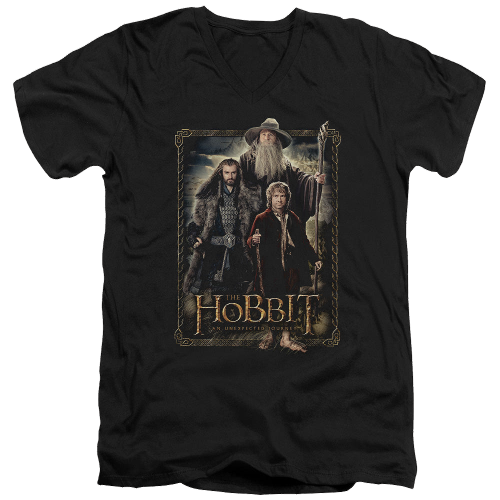 Hobbit Movie Trilogy, The The Three - Men's V-Neck T-Shirt Men's V-Neck T-Shirt The Hobbit