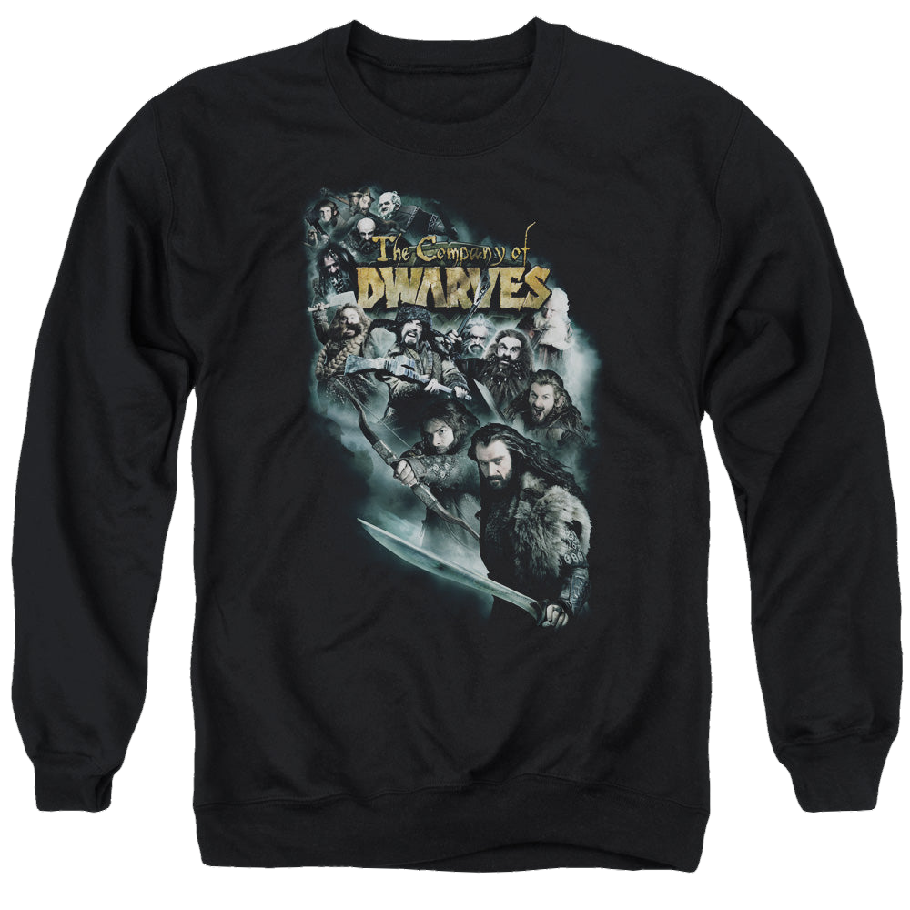 Hobbit Movie Trilogy, The Company Of Dwarves - Men's Crewneck Sweatshirt Men's Crewneck Sweatshirt The Hobbit