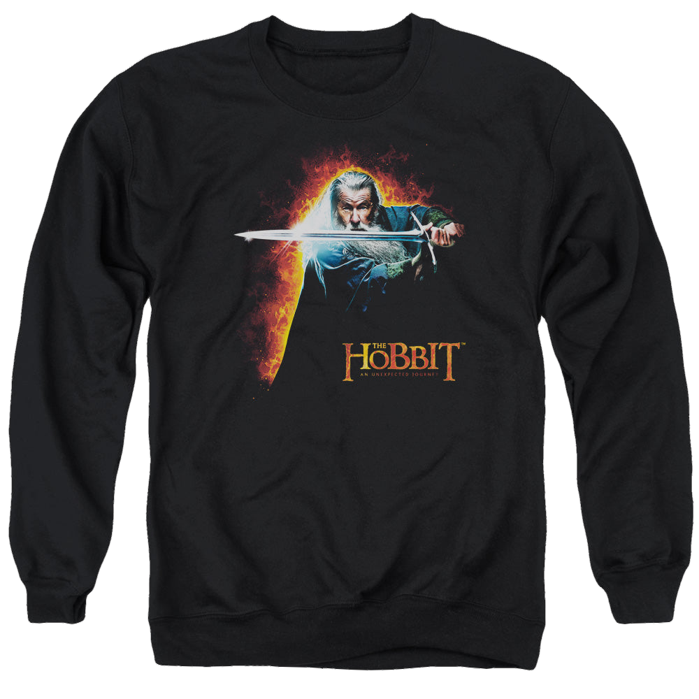 Hobbit Movie Trilogy, The Secret Fire - Men's Crewneck Sweatshirt Men's Crewneck Sweatshirt The Hobbit