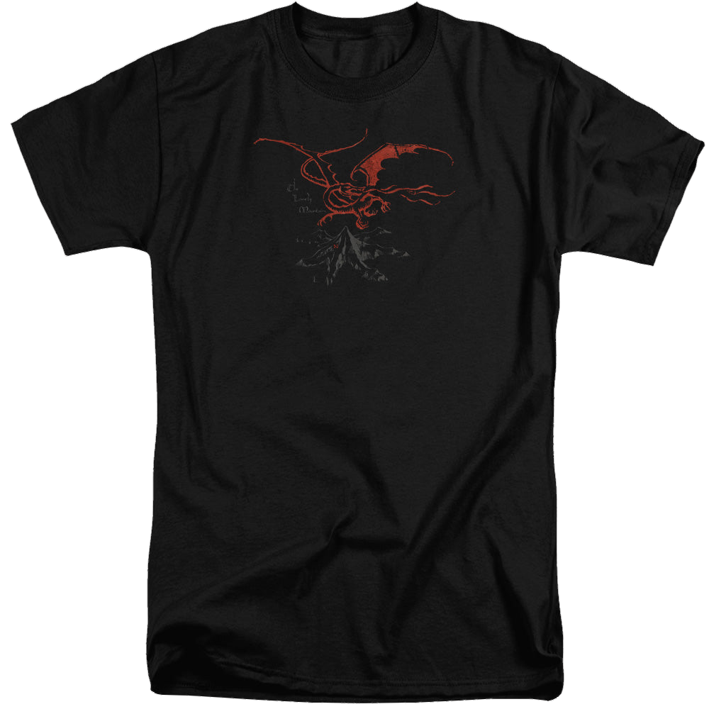 Hobbit Movie Trilogy, The Smaug - Men's Tall Fit T-Shirt Men's Tall Fit T-Shirt The Hobbit